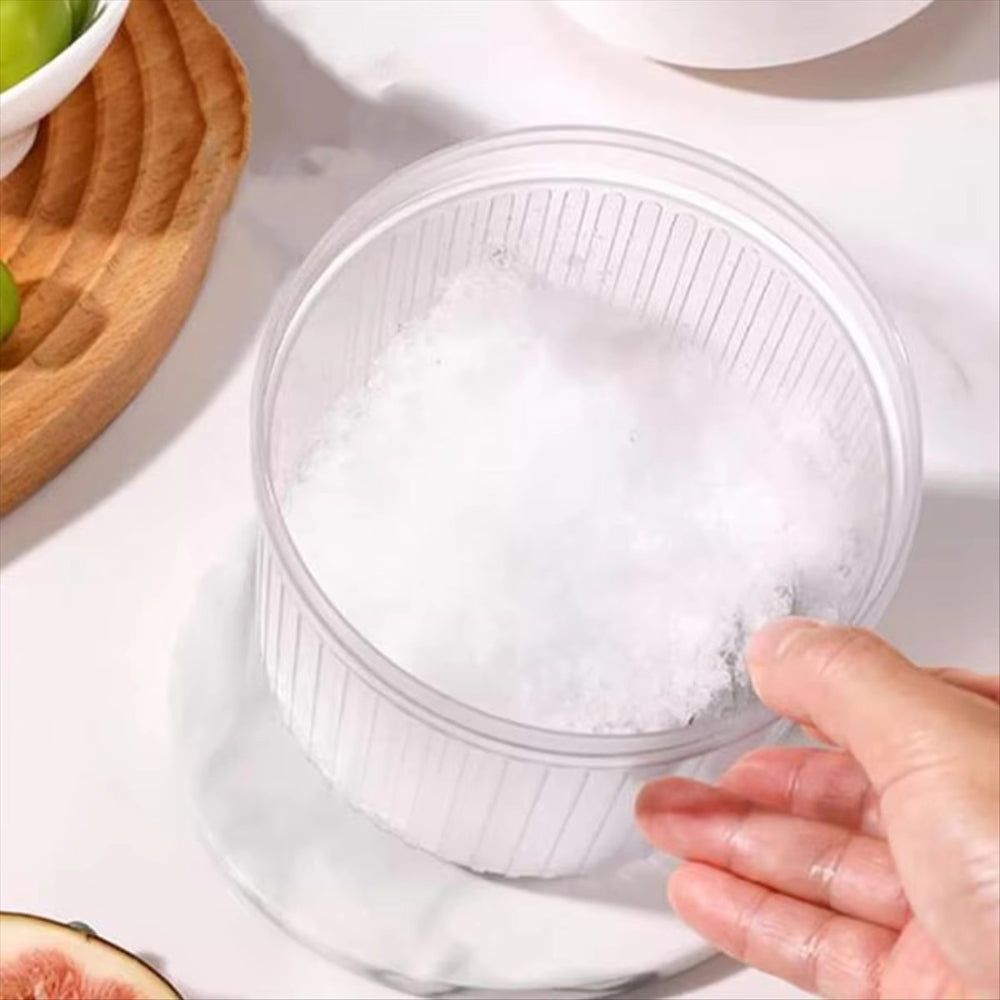 Mini Ice Crusher Hand Operated Shaved Ice Milkshake Maker