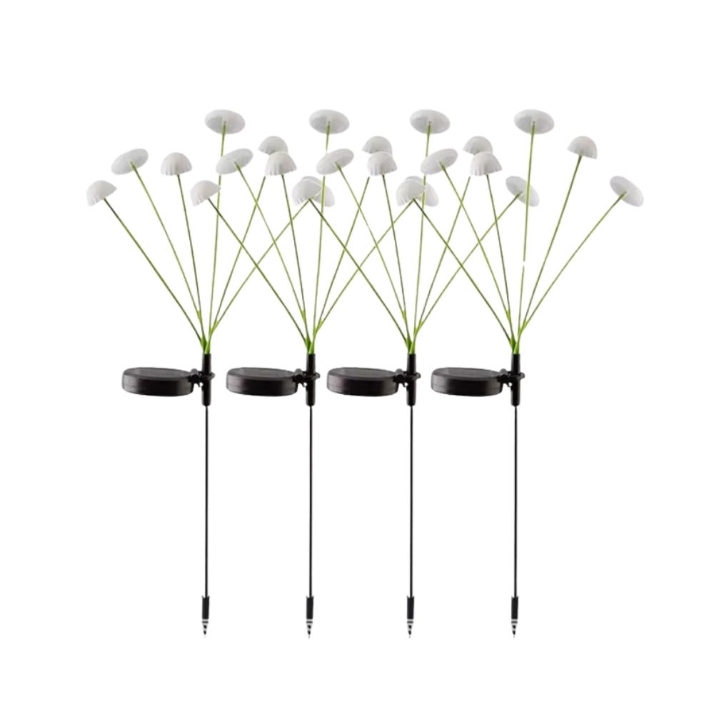 LED Solar Mushroom Lights Waterproof Yard Patio Pathway Jellyfish for Garden Ambiance