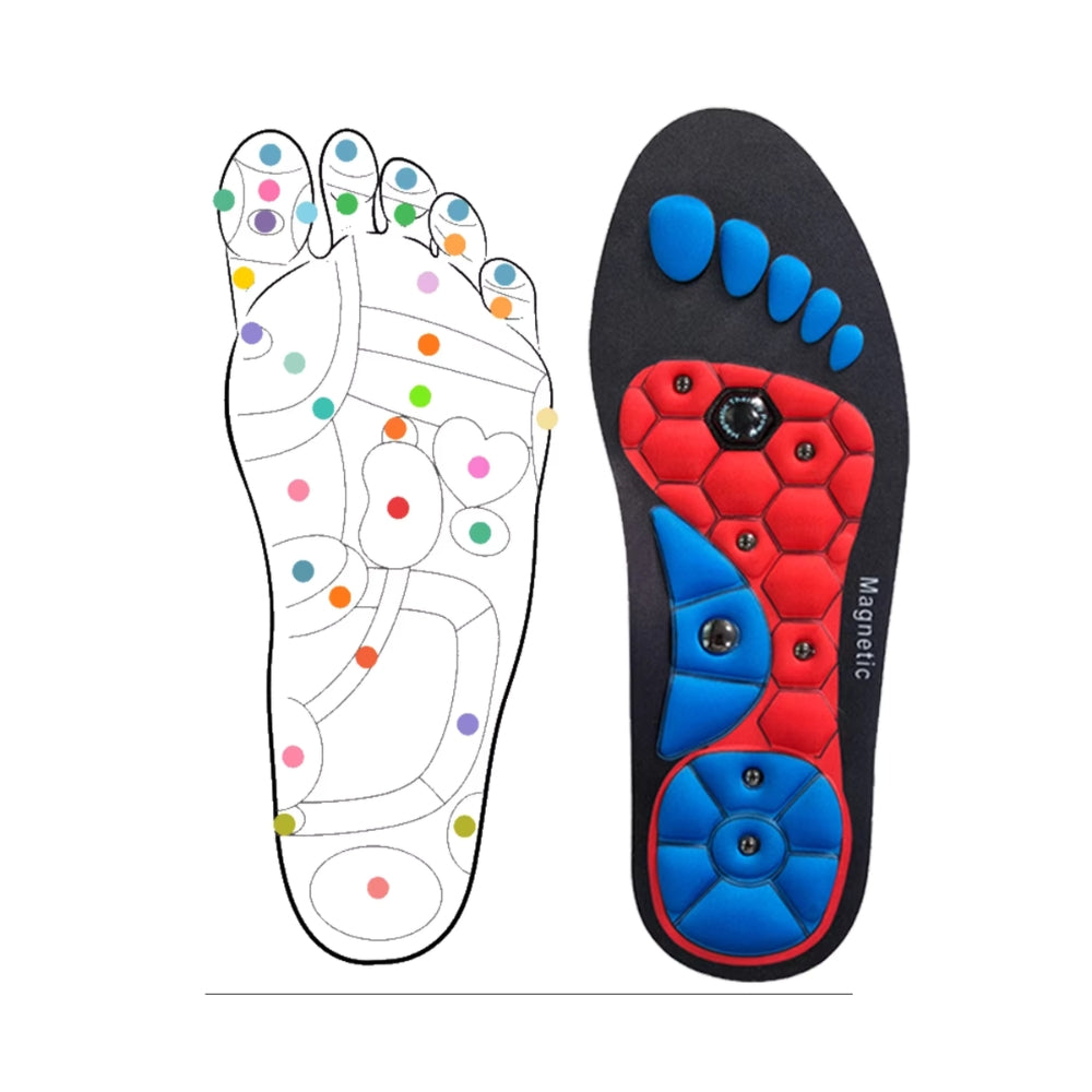 Magnetic Therapy Sports Insoles for Foot Massage and Weight Loss