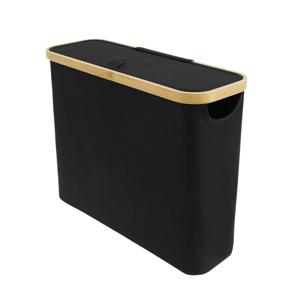 Large Capacity Toilet Rolls Paper Storage Basket with Lid for Bathroom Organizer